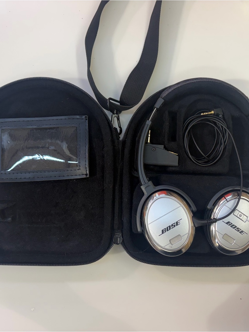 Bose Acoustic Noise Cancelling On-Ear Headphones With Carrying Case